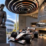 Museo Mercedes-Benz en Stuttgart con coches históricos y de Fórmula 1