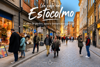Calle de Gamla Stan en Estocolmo durante un paseo por el casco antiguo